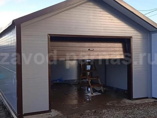 Гараж из панелей с быстрым монтажом
